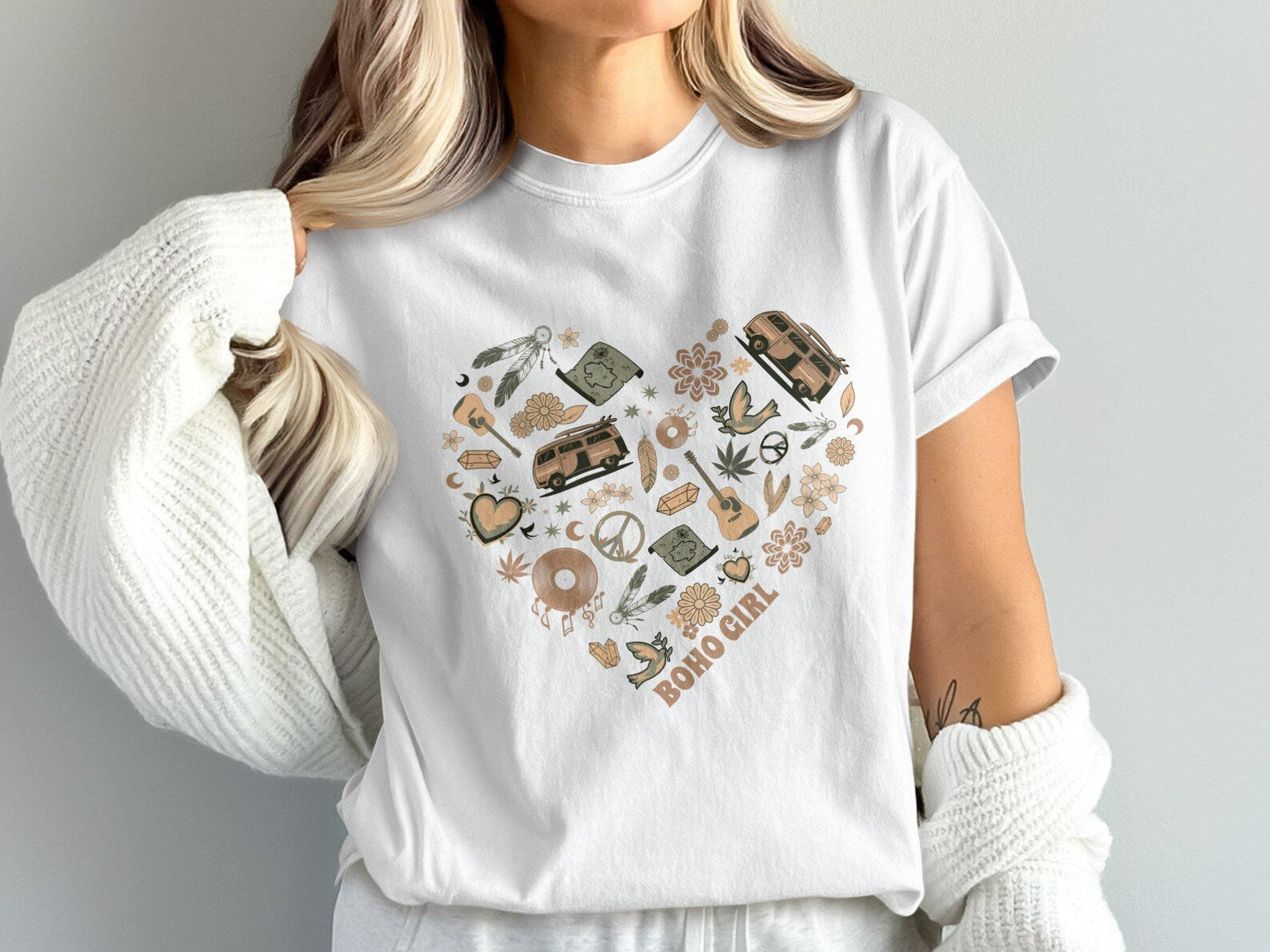 Tricou Oversized BUMBAC 100% Bloom 11